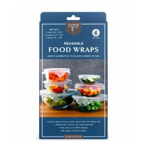 Core 6pcs Reusable Food Wraps 1 Each CH-29940