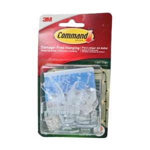 3M Command Light Clips – Clear