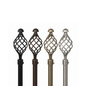 Metal Curtain Rod Plated Color 1 Each