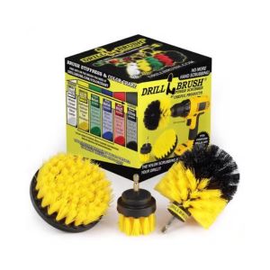  Drill Brush Power Scrubber Kit – Heavy Duty (3-Piece Set)