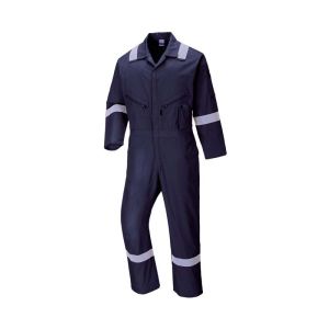 Cotton Overall  Large Navy Blue 1 Each C814NARL