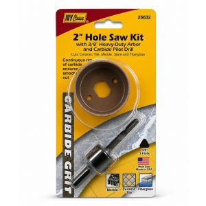IVY Classic Carbide Grit Hole Saw Kit 2 In 1 Each