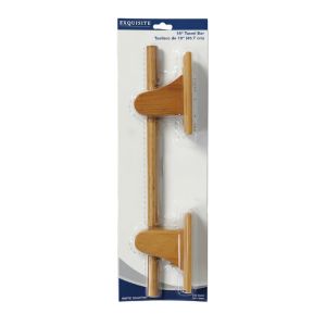 Oakbrook LDR Exquisite Oak Towel Bar 18 in. L Wood 1 Each 4305587