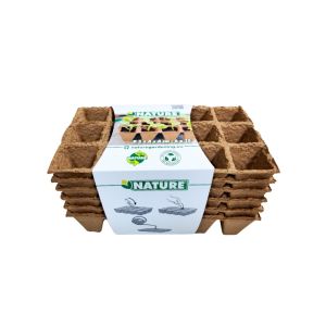 Nature Biodegradable Seedling Trays – 6pcs ×15 Cells