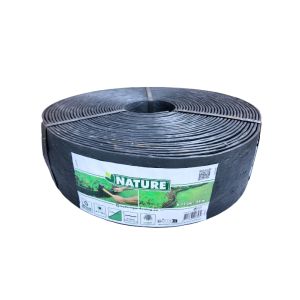 Nature Recycled Garden Edging Roll 12cmx24m-Blk