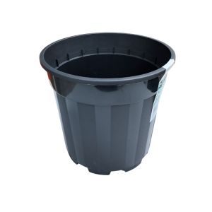 Nature Recycled Plastic Plant Pot - 6.3L Blk