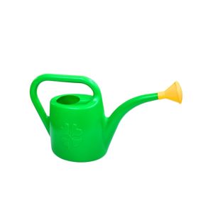 Green Plastic Watering Can – 2L W/ Yellow Sprinkler Head