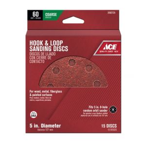  ACE Hook & Loop Sanding Discs 5
