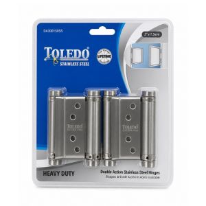  Stainless Steel Double Action Spring Hinges 3