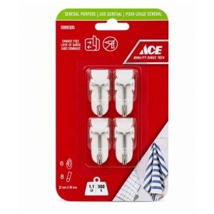 Removable Adhesive Hooks-4pk