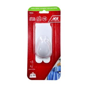 ACE General Purpose Damage-Free Wall Hook – Large (6.6 lb 12 pk)