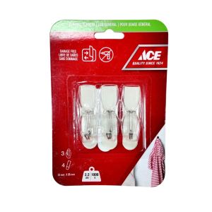 Ace Damage-Free Adhesive Hooks – Medium (3-Pack)
