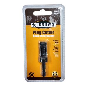 Brown USA Plug Cutter 3/8 In Carbon Steel 1 Each WHS0038