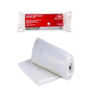  ACE Plastic Drop Cloth 9 ft x 12 ft (1 Mil)