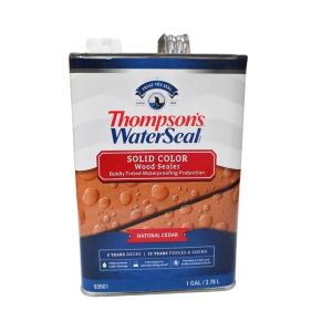 Thompson’s WaterSeal Solid Color Wood Sealer – Natural Cedar (1 Gal)
