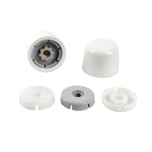 Ace Toilet Bolt Caps  White 1 Ea
