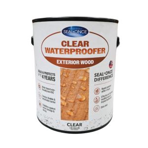 Seal-Once Clear Waterproofer for Exterior Wood – 1 Gallon