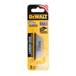 DEWALT Carbide Edge Utility Blades 5pk 2 1/2