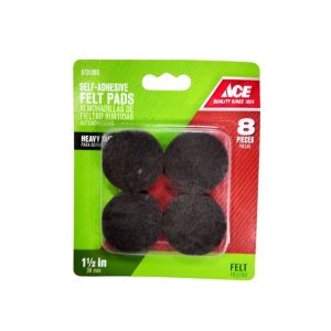 Ace Intl Self Adhesive Felt Pad 1 1/2 In 1 Each 5731393