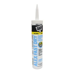 DAP Alex Fast Dry Acrylic Latex Caulk White, 10.1 oz 1 Ea 1335348