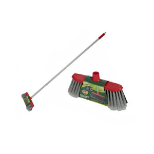 Mays Broom Head With Metal Handle 25Cm Black  Red 1 Ea