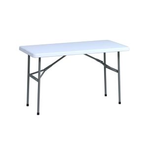 White  Folding Portable Table 5ft Rectangle