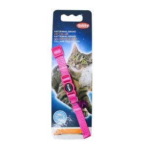  Cat Collar with Safety Bell – Pink