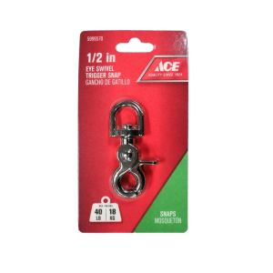 Ace 1/2 in Eye Swivel Trigger Snap – 40 lb