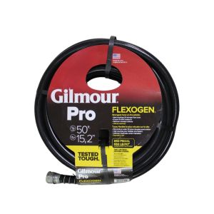 Flexogen 5/8 In D X 50 Ft L Professional Grade Garden Hose Black 1 Each 7632086