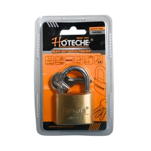 Hoteche Heavy-Duty Brass Padlock – 40mm W/ 3 Keys