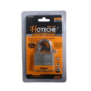 Hoteche Laminated Padlock 40Mm  Brass 1 Ea 180502
