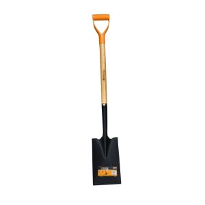 Hoteche Square Point Shovel with D-Grip Handle