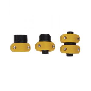 BROWN USA Brown USA Plastic Hose Coupling Female 5/8 In - 3/4 In Yelow 1 Each BR