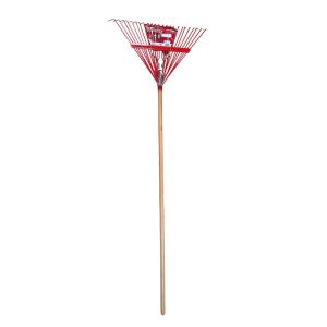 Steel Leaf Rake with Wooden Handle – 24