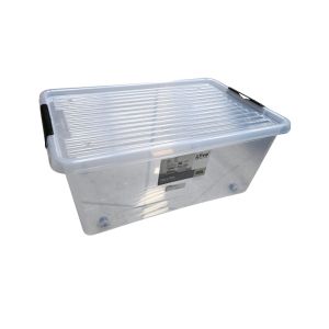 Clear Storage ContainerW/ Locking Lid – 40L