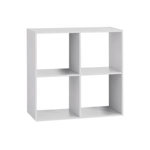 4-Cube Storage Organizer ,White Finish 67.7x32x67.6cm 1Ea 277748