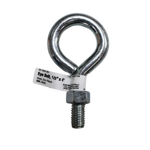 Zinc-Plated Eye Bolt with Nut 1/2