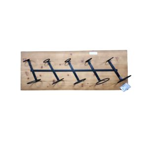 Iron Wood Wine Rack 30x10.5x80cm 1Ea 454-1300117