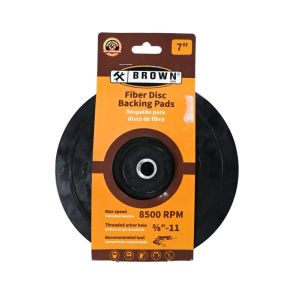 Brown Fiber Disc Backing Pad – 7