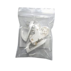 Picture Hooks 40mm White 4-Piece Set
