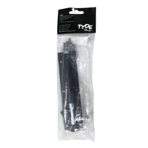  Straight Tower Bolt 6 In  Epoxy Black