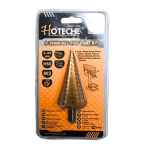 Hoteche HSS Step Drill Bit 4-39mm M2 Steel