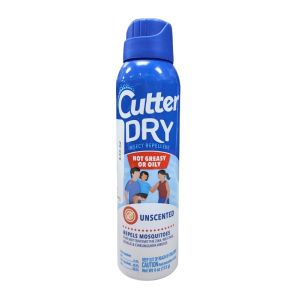 Cutter Dry Insect Repellent – Unscented, 4 oz