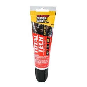 Total Tech All-in-One Heavy-Duty Super Glue & Sealant – White (4 fl oz / 125 ml)