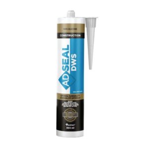 ADseal Silicone Adhesive Sealant 304 ml – Aluminium Finish