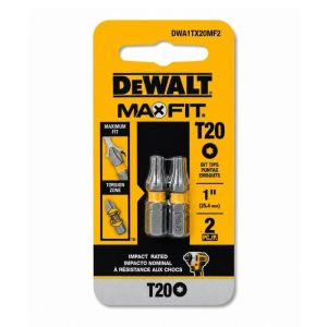 DEWALT MAXFIT T20 Torx Impact Driver Bits 1