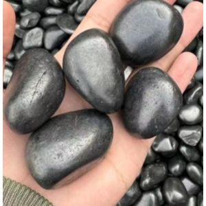 Decorative Stones Glossy Black 1–2 cm