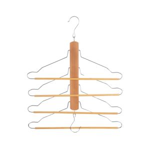 Multi-Tier Wooden & Metal Closet Hanger