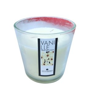 Scented Candle in Glass Jar-Vanilla