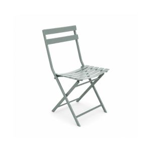 Olive Metal Folding Chair – 51x42x81cm